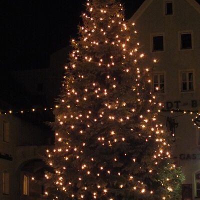 2016 Christbaum Marktplatz