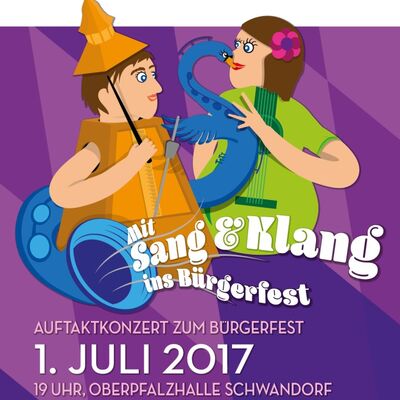 Bild vergrößern: Auftaktkonzert zum Brgerfest 2017