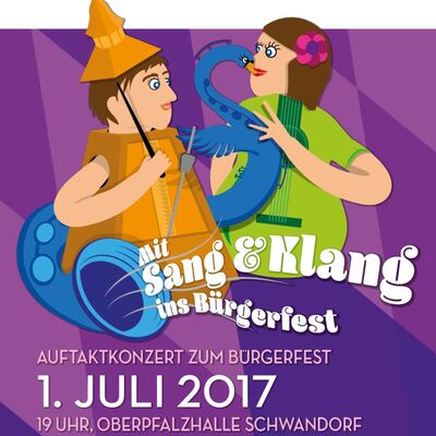 Bild vergrößern: Auftaktkonzert zum Bürgerfest 2017