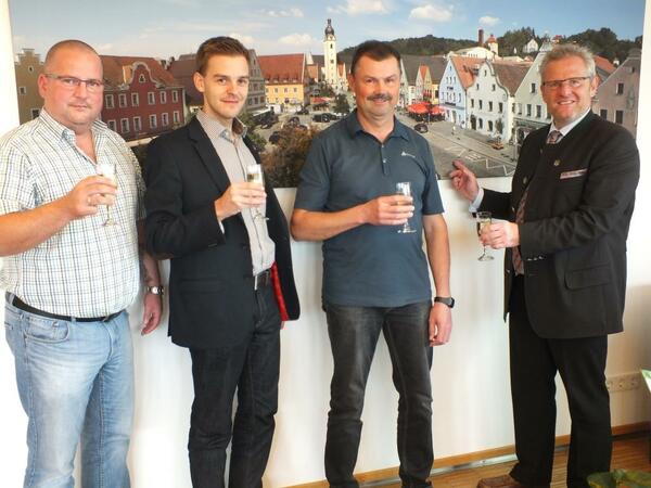 Franz Prechtl feiert sein 25jähriges Dienstjubiläum.