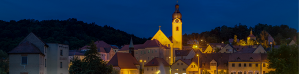 Bild vergrößern: Schwandorf bei NAcht