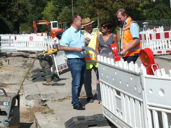 Bild vergrößern: Wasserleitungsbau 2018