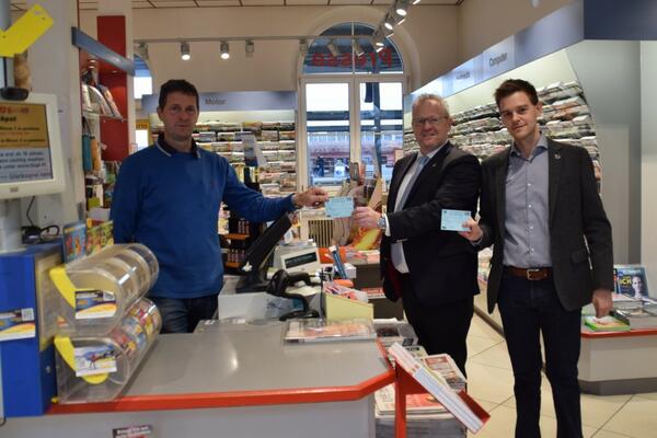 Bild vergrößern: R&V-Parkscheine gibt es nun in der Buchhandlung am Bahnhof