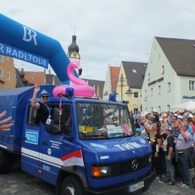 Bild vergrößern: BR Radltour 2019_Ankunft_k_23