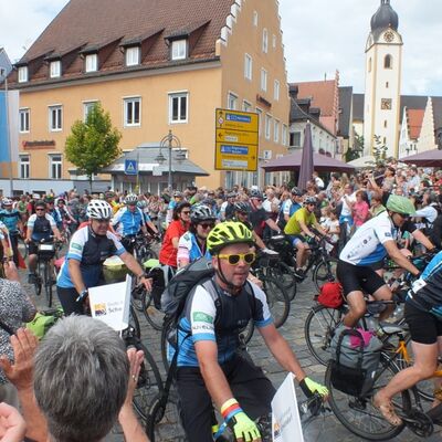 Bild vergrößern: BR Radltour 2019_Ankunft_k_15