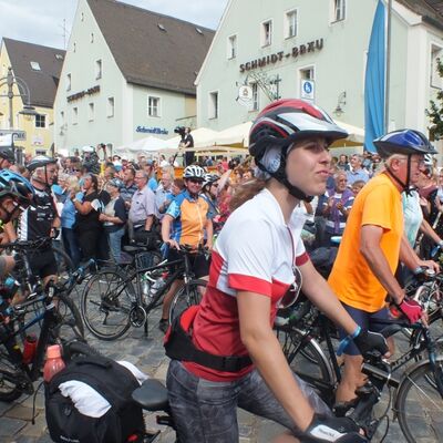 Bild vergrößern: BR Radltour 2019_Ankunft_k_19
