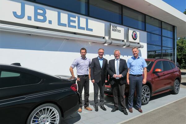 Bild vergrößern: Pressefoto_Besuch OB_Autohaus Lell_SAD