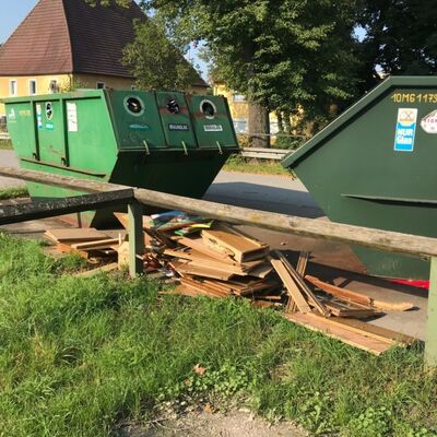 Bild vergrößern: Illegale Muellentsorgung