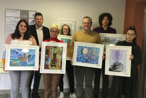 Bild vergrößern: Bilder der Schuelerfirma Dachelhofen im Rathaus_Januar2020