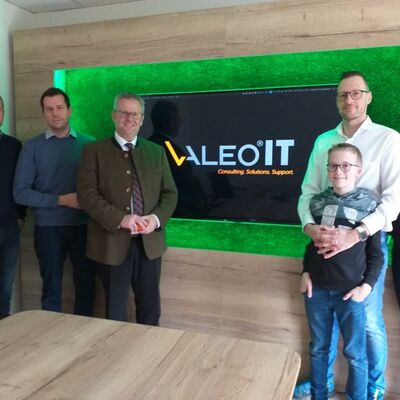 Bild vergrößern: Firmenbesuch bei VALEO IT Neteye in Fronberg
