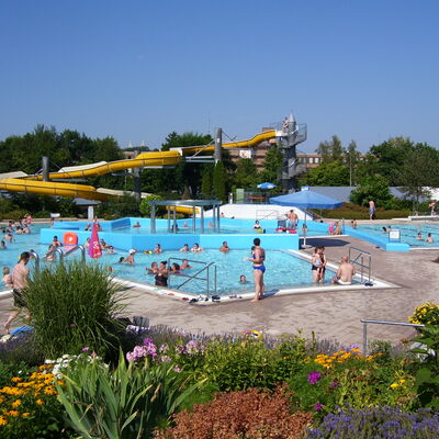 Bild vergrößern: Wasserspa im Erlebnisbad Schwandorf