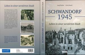 Bild vergrößern: Einige der zerstörten Häuser v. Schwandorf nach dem Krieg 1945