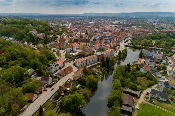 Schwandorf von oben