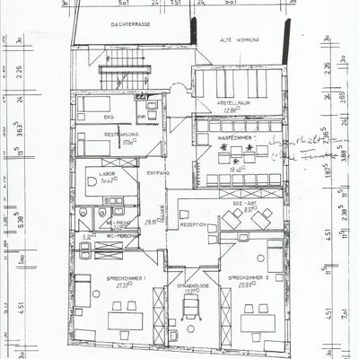 Bild vergrößern: Grundriss Marktplatz 9 1.OG