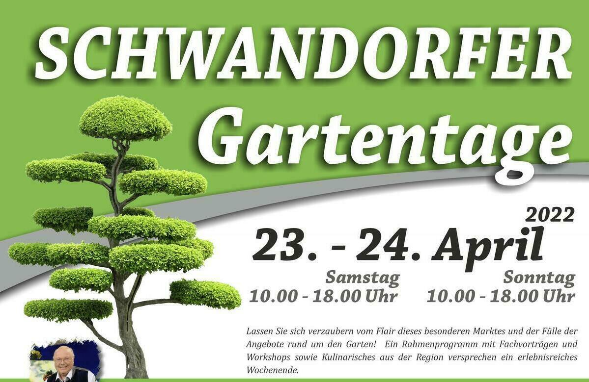 Bild vergrößern: Plakat der Schwandorfer Gartentage
