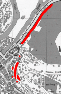 Bild vergrößern: Topographie der Kellerregion in Schwandorf.