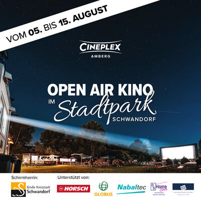 Bild vergrößern: Open Air Kino im Stadtpark Schwandorf 2022
