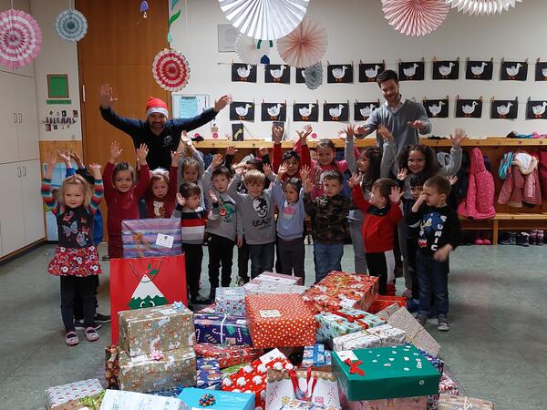 Staedtischer Kindergarten Päckchenaktion 2022