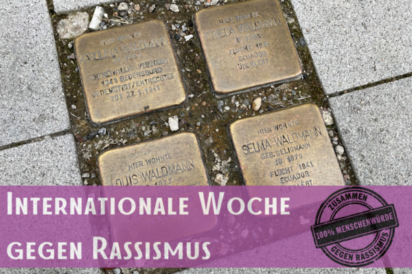 Bild vergrößern: Foto von sogenannten "Stolpersteinen" in Schwandorf