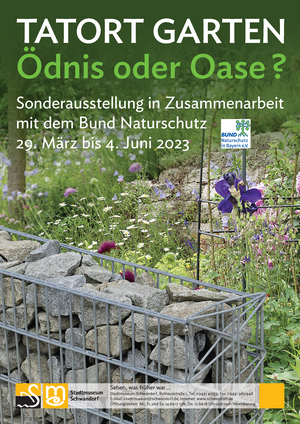 Bild vergrößern: Stadtmuseum Plakat Tatort Garten