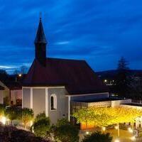 Bild vergrößern: Luftaufnahme der Spitalkirche