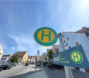Bild vergrößern: Schwandorf Bushaltestelle-Marktplatz