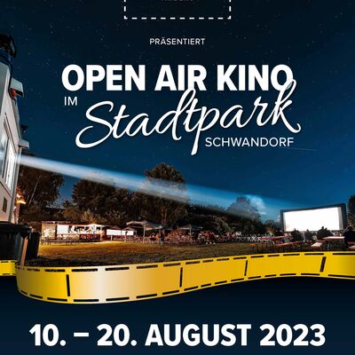 Bild vergr&ouml;&szlig;ern: Flyer Open Air Kino im Stadtpark