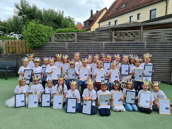 Bild vergrößern: Staedtischer Kindergarten Verabschiedung Vorschulkinder 2023