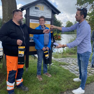 Bild vergrößern: Bürgermeister Andreas Wopperer dankte allen Beteiligten für ihr Engagement.