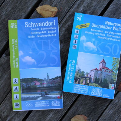 Bild vergrößern: "Schwandorf" - 8,90 €
"Naturpark Oberpflzer Wald" - 8,90 €