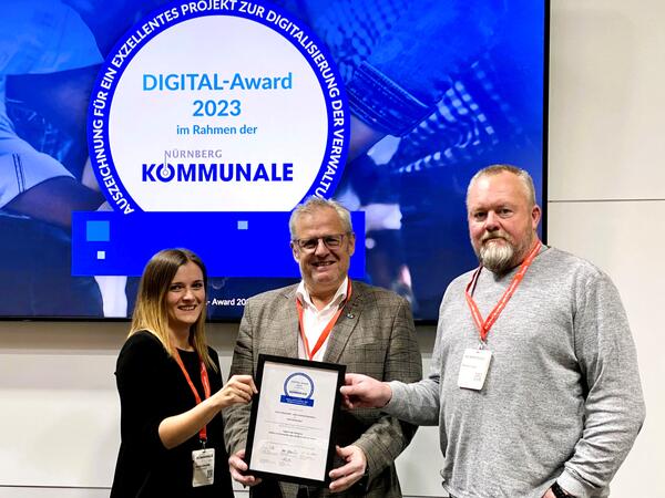 Kommunale Nrnberg_Auszeichung KOMMUNAL Award_Smartes Brgerbro