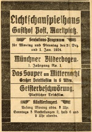 Bild vergrößern: 01.01.1924 Post