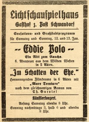 Bild vergrößern: 13.01.1924 Post