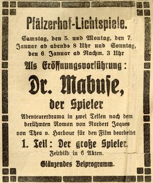 Bild vergrößern: 06.01.1924 Pfälzer