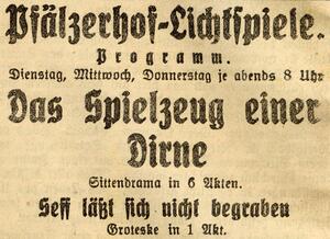 Bild vergrößern: 30.01.1924 Pfälzer