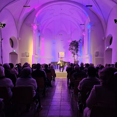 Konzert mit dem Akkordeonspieler Igor Kvashevich in der Spitalkirche Schwandorf.