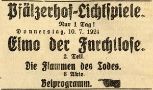 Bild vergrößern: 10.07.1924 Pfälzer