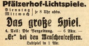 Bild vergrößern: 16.09.1924 Pfälzer
