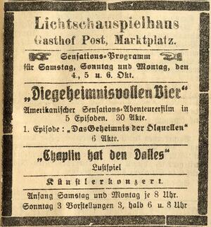 Bild vergrößern: 05.10.1924 Post
