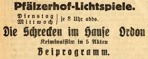 Bild vergrößern: 22.10.1924 Pfälzer