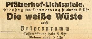 Bild vergrößern: 11.11.1924 Pfälzer