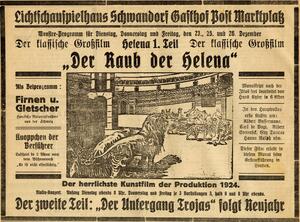Bild vergrößern: 23.12.1924 Post