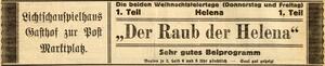 Bild vergrößern: 25.12.1924 Post