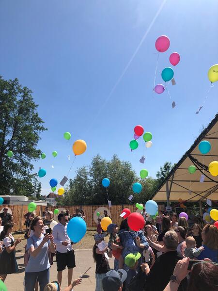 Bild vergrößern: Ballonflugwettbewerb 2023_Foto Lisa Raab