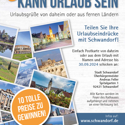 Schwandorf Postkartenaktion 2024 - Plakat