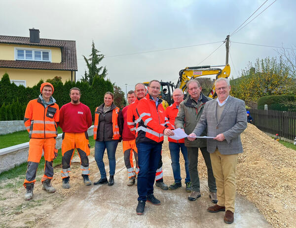 Neue Wasserleitung Gögglbach