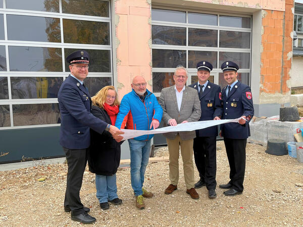 Bild vergrößern: Baufortschritt FFW-Haus Fronberg