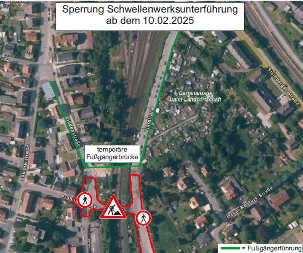 Bild vergrößern: Bauarbeiten Schwellenwerksunterfhrung