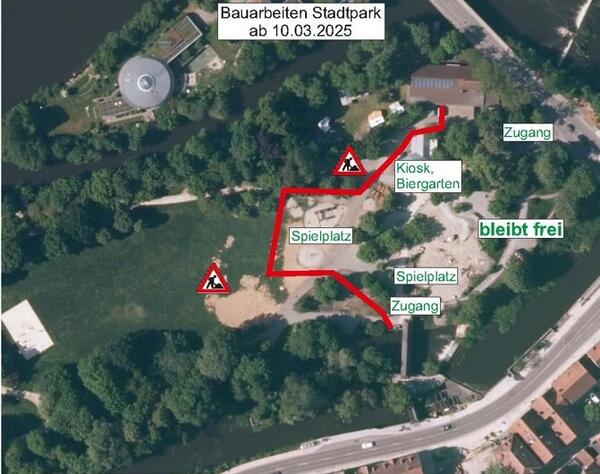 Bild vergrößern: Grabarbeiten_Stadtpark 2025