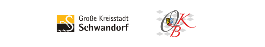 Logos der Stadt Schwandorf und des Oberpfälzer Kulturbundes